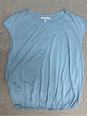 Soft Light Blue Blouson Tank Top by grlfrnd